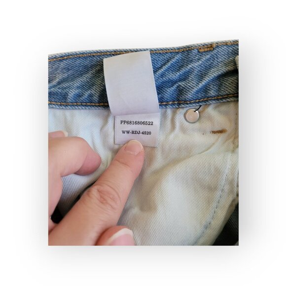 Everlane lightwash 90s Cheeky Jean sunbleached blue organic cotton size 25 ankle - Picture 6 of 12